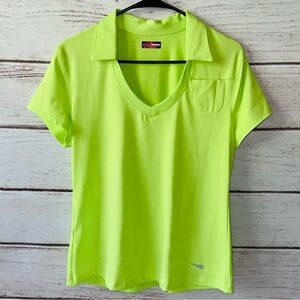 Grand Slam Women’s Performance Golf Polo – Neon Lime – Size M